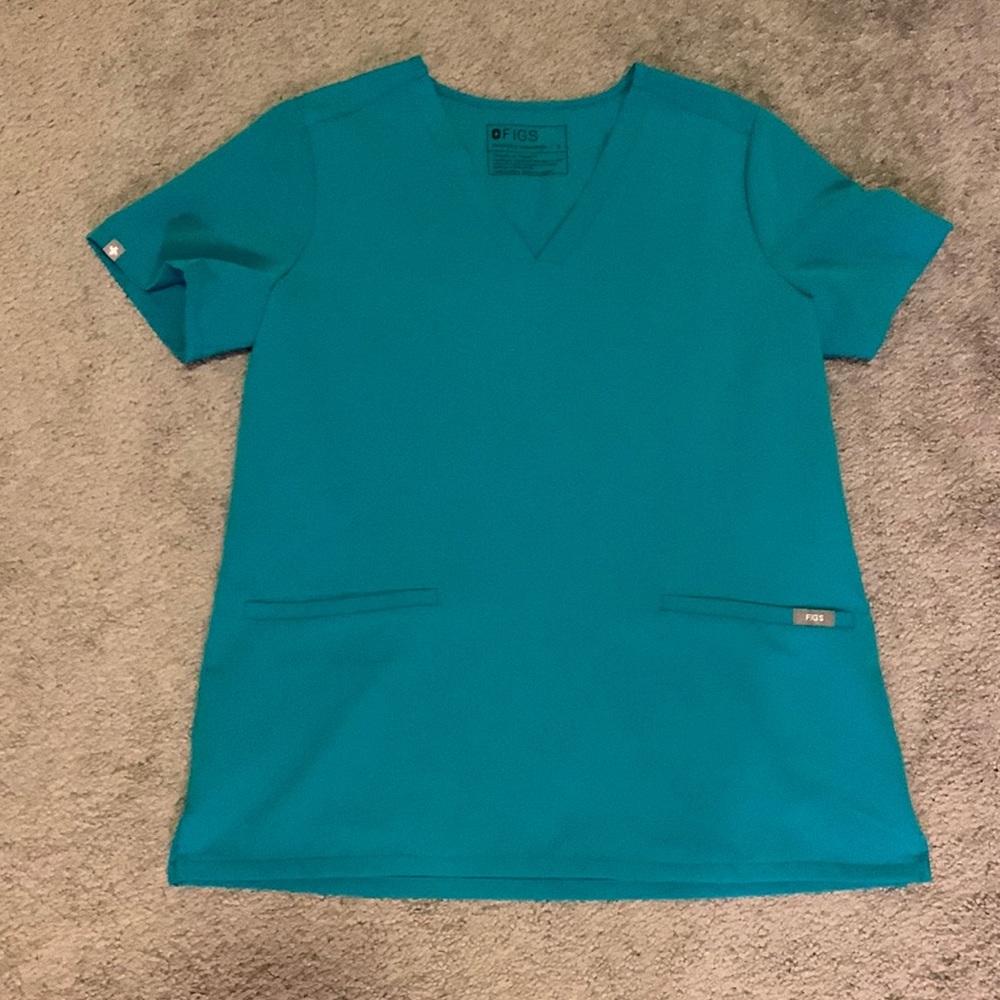 FIGS scrub. Teal